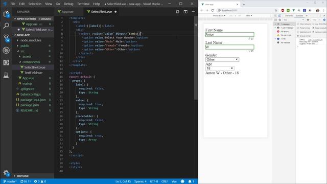 Vue Beginner Guide Ep 21 - Select Field смотреть онлайн