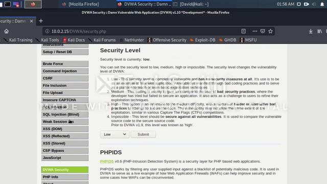 Practica PHP Reverse Shell con Kali Linux смотреть онлайн