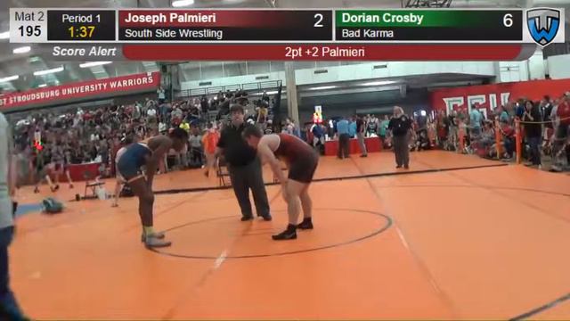 405 Cadet 195 Joseph Palmieri South Side Wrestling vs Dorian Crosby Bad Karma 407508104 смотреть онлайн