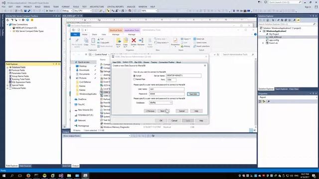 Crystal report ODBC Data source connector MariaDB in Visual Studio смотреть онлайн