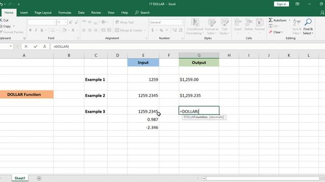 How to use Dollar Function in Excel 365? GEEKEXCEL! смотреть онлайн