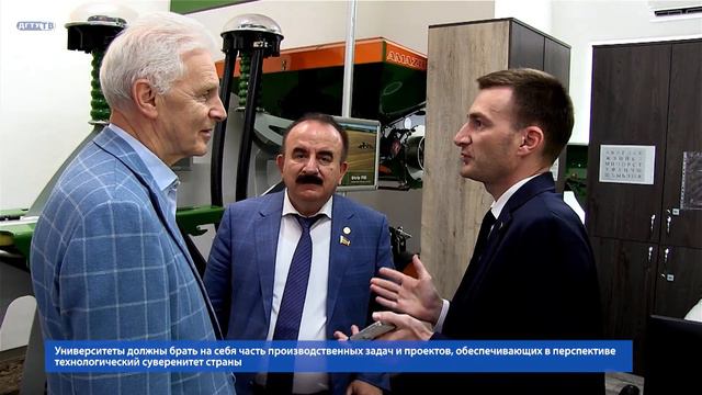 Визит А. Фурсенко в ДГТУ смотреть онлайн