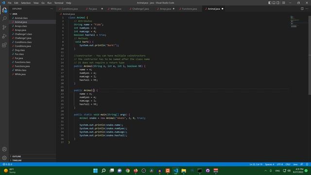 Beginner Java - Learn Classes / Constructors / Inheritance [OOP] in 20 Minutes! смотреть онлайн