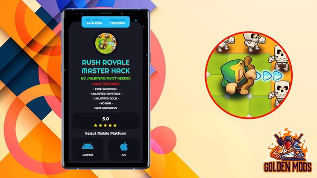 Rush Royale Hack Mod 💋 How To Get Unlimited Free Crystals Cheats смотреть онлайн