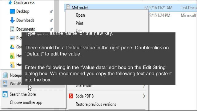How to Fix the Missing “Open with” Option on the Windows 10 Right-Click Context Menu смотреть онлайн