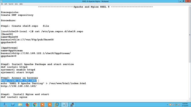 How to install apache #nginx rhel 8 смотреть онлайн