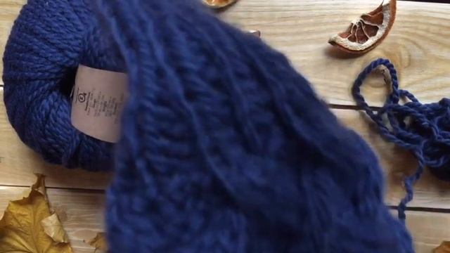 Пряжа Drops Andes. Обзор пряжи. Альпака и шерсть. Толстая пряжа. Цвет королевский синий. смотреть онлайн