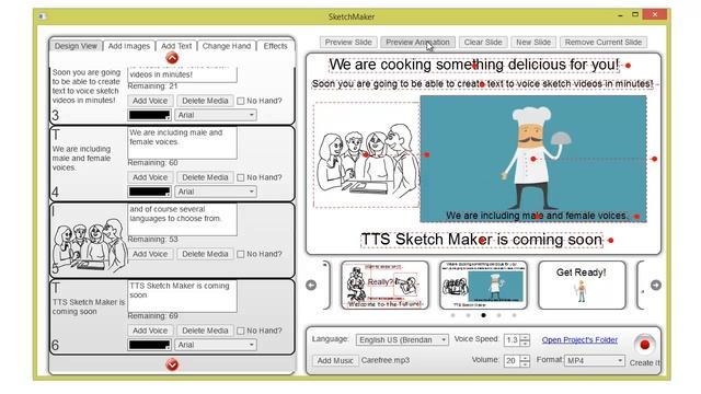TTS Sketch Maker - text-to-speech sketch maker software смотреть онлайн