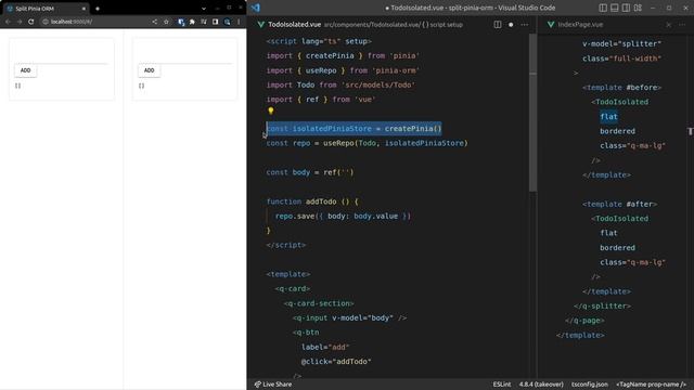 Isolated PiniaORM Database!!! смотреть онлайн