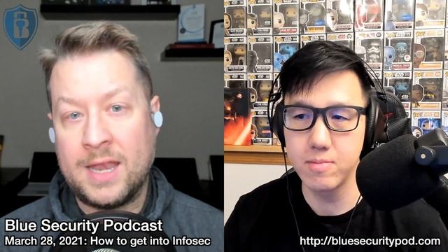 Blue Security Podcast - 2021-03-28 - How to get into Information Security смотреть онлайн