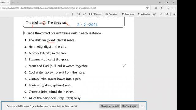 Grammar . Verbs in the Present. Grade 2 смотреть онлайн
