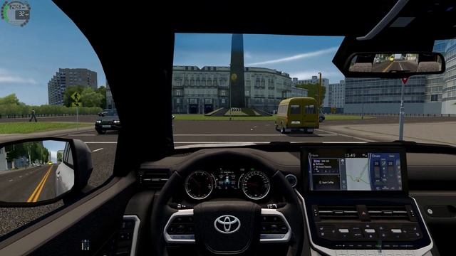 Toyota Land cruiser 300 - City Car Driving | Fast Driving смотреть онлайн