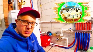 ПОШЛО ТЕПЛО В ХАТУ! Первый запуск ОТОПЛЕНИЯ в ЗАГОРОДНОМ ДОМЕ. Строю сам...
