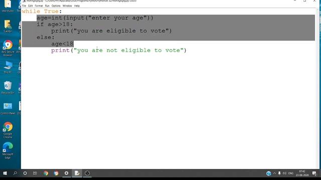 if and else in python: If , elif an else condition in idle python смотреть онлайн