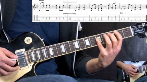AC/DC - "Hells Bells" (Rhythm) - Rock Guitar Lesson (w/Tabs)