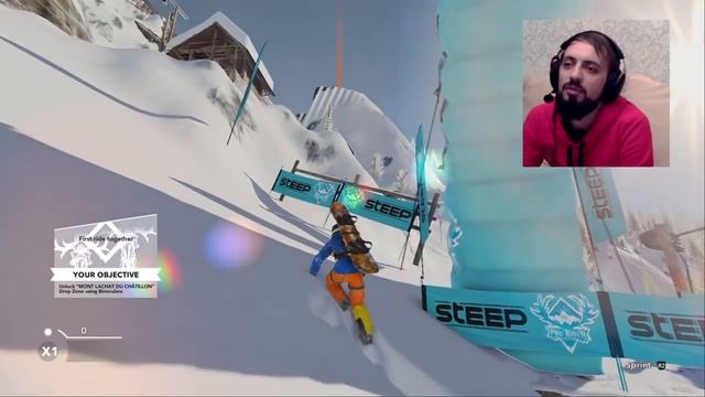 Steep Gameplay BETA E3 2016 PS4 #2 ПЕРВЫЙ ВЗГЛЯД ЗИМА ЭКСТРИМ СПОРТ ПРЯМОЙ ЭФИР LIVE STREAM HD смотреть онлайн