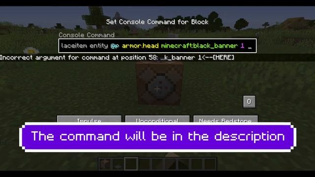 How to Put Banner on your head | Minecraft Java Edition смотреть онлайн