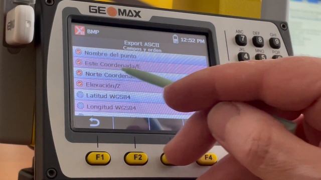 Exportación de Datos Estación Geomax Zoom 40 смотреть онлайн