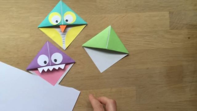 Easy Paper Monster & Owl Corner Bookmarks смотреть онлайн