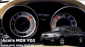 Разгон 0 100 Acura MDX разных поколений mp4