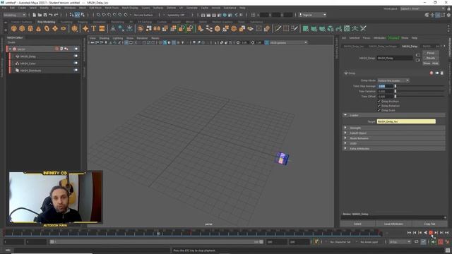 AUTODESK MAYA - COMO USAR O NODE DE DELAY DO MASH EDITOR MOTION GRAPHICS смотреть онлайн