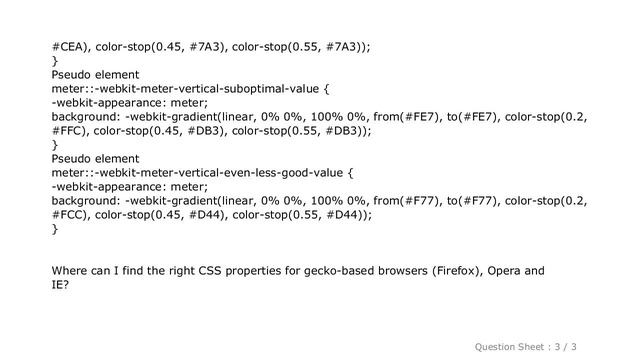 CSS : How to style HTML5 meter tag смотреть онлайн
