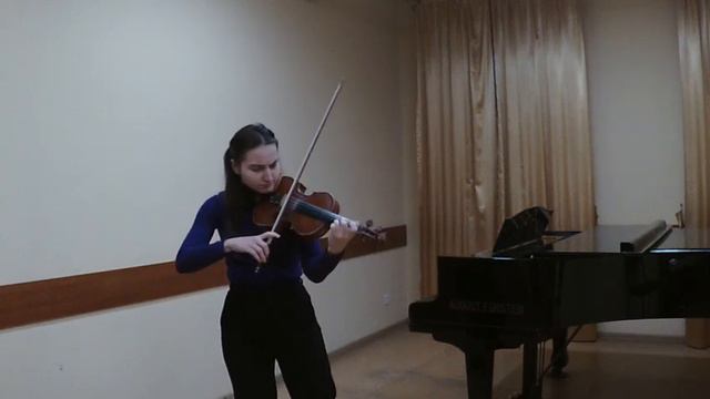 Bach Partita #2 for solo violin in d minor BWV 1004 Chaconne, Ануш Казарян, скрипка смотреть онлайн