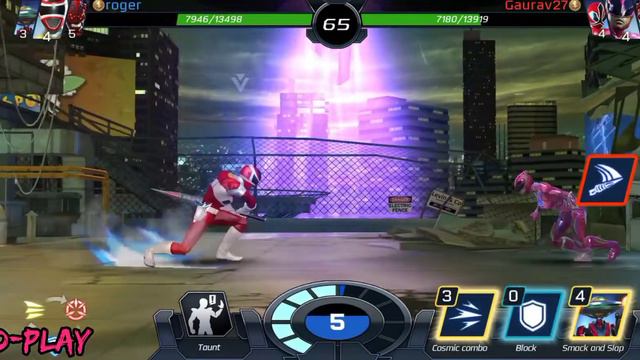 Red Ranger In Space Vs Pink Ranger #Power rangers Legacy War смотреть онлайн