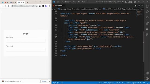 Desan Halaman Login Menggunakan MdBootstrap || dan Icon Bootstrap смотреть онлайн