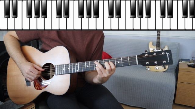 Beautiful Piano Chords to Play on Guitar смотреть онлайн