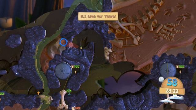 Worms Battlegrounds Story Mission 02 Walkthrough: Ex Stinking Worms смотреть онлайн