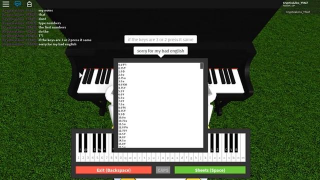 How To Use My Notes In Roblox Piano Keyboard v1.1 смотреть онлайн