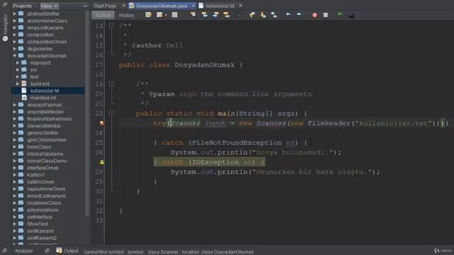 101) FileReader ile Metin Belgesi Okumak - Efsane Java Dersleri (Input/Output) смотреть онлайн