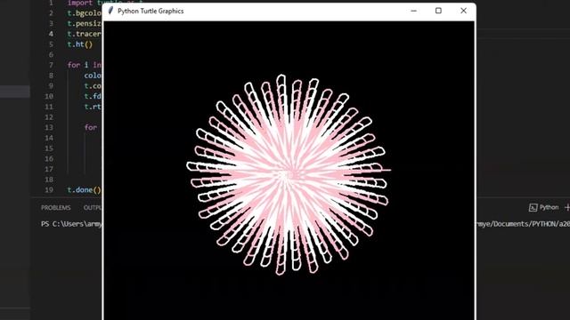 Python Turtle Graphics graphics design Python tutorial смотреть онлайн