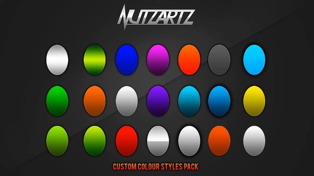 NutzArtz 21 Custom PhotoShop Styles Pack смотреть онлайн