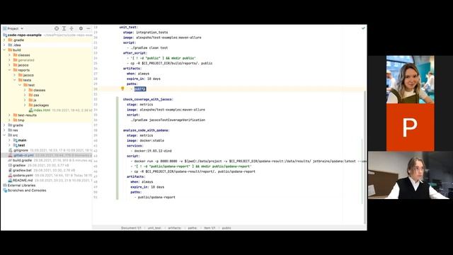Лайв-кодинг: GitLab CI as Quality Gates: CI глазами тестировщика" / Александра Пшеборовская смотреть онлайн