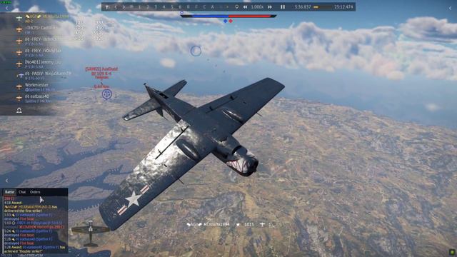 AD2 vs 109K4 || War Thunder México смотреть онлайн