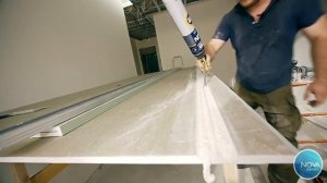 Как сделать потолок с подсветкой? | Карниз с подсветкой! | Светодиодная подсветка! [НоваКвартира]