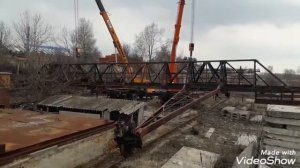 Демонтаж козлового крана