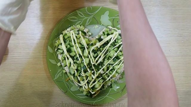 Салат на 14 Февраля в виде Сердца "Валентинка для Любимых". Вкусный Рецепт Салата для Любимых смотреть онлайн