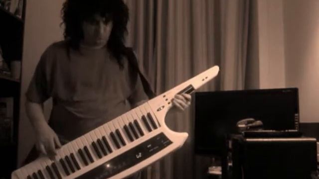 Howard J Foster - Gary Moore Keytar Tribute - Still Got the Blues - Roland Ax Synth смотреть онлайн