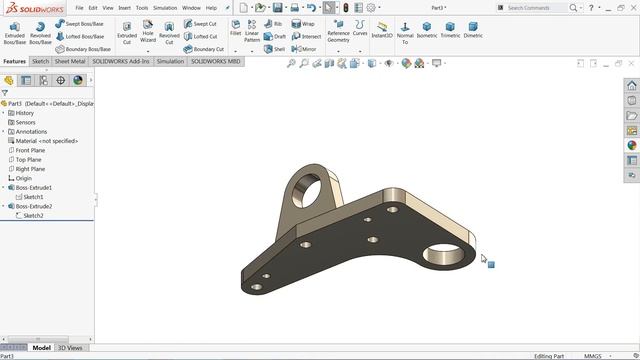 SolidWorks Tutorial for beginners Exercise 49 смотреть онлайн