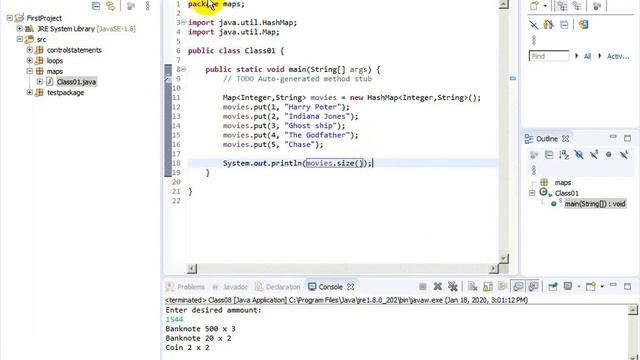 Java Programming #24 Map Introduction part1 смотреть онлайн