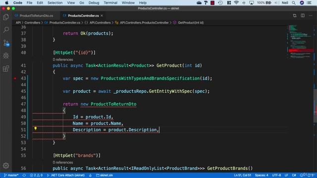 043 Shaping the data to return with DTOs смотреть онлайн