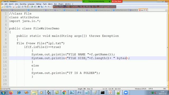 Core Java - Episode 21e( File Handling - File attributes using File class) смотреть онлайн