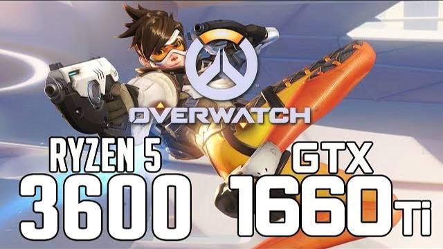 Overwatch On Ryzen 5 3600 + GTX 1660Ti 1080p,1440p Benchmarks!
