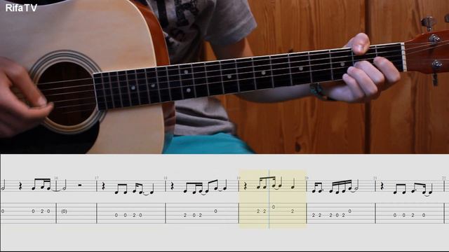 John Denver - Take Me Home Country Road Guitar Tutorial смотреть онлайн