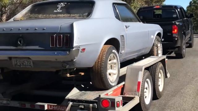 1969 MUSTANG COUPE BUILT 302 | PROJECT CAR ROAD TRIP смотреть онлайн