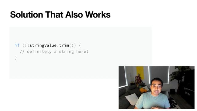 Checking for an Empty, Null, or Undefined String смотреть онлайн
