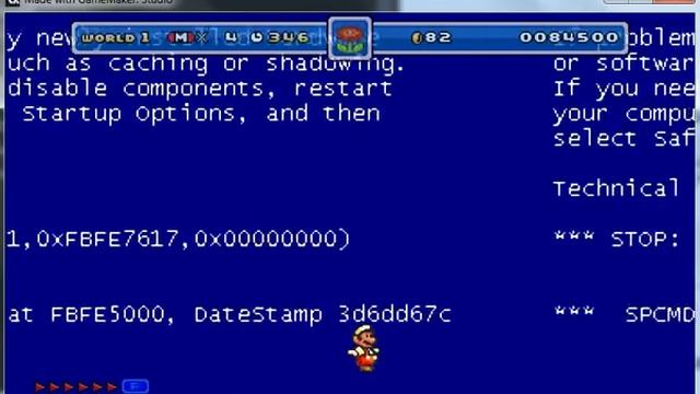 Hello Mario Engine Super Mario Bros Windows XP Error Edition part 3 Final Level смотреть онлайн
